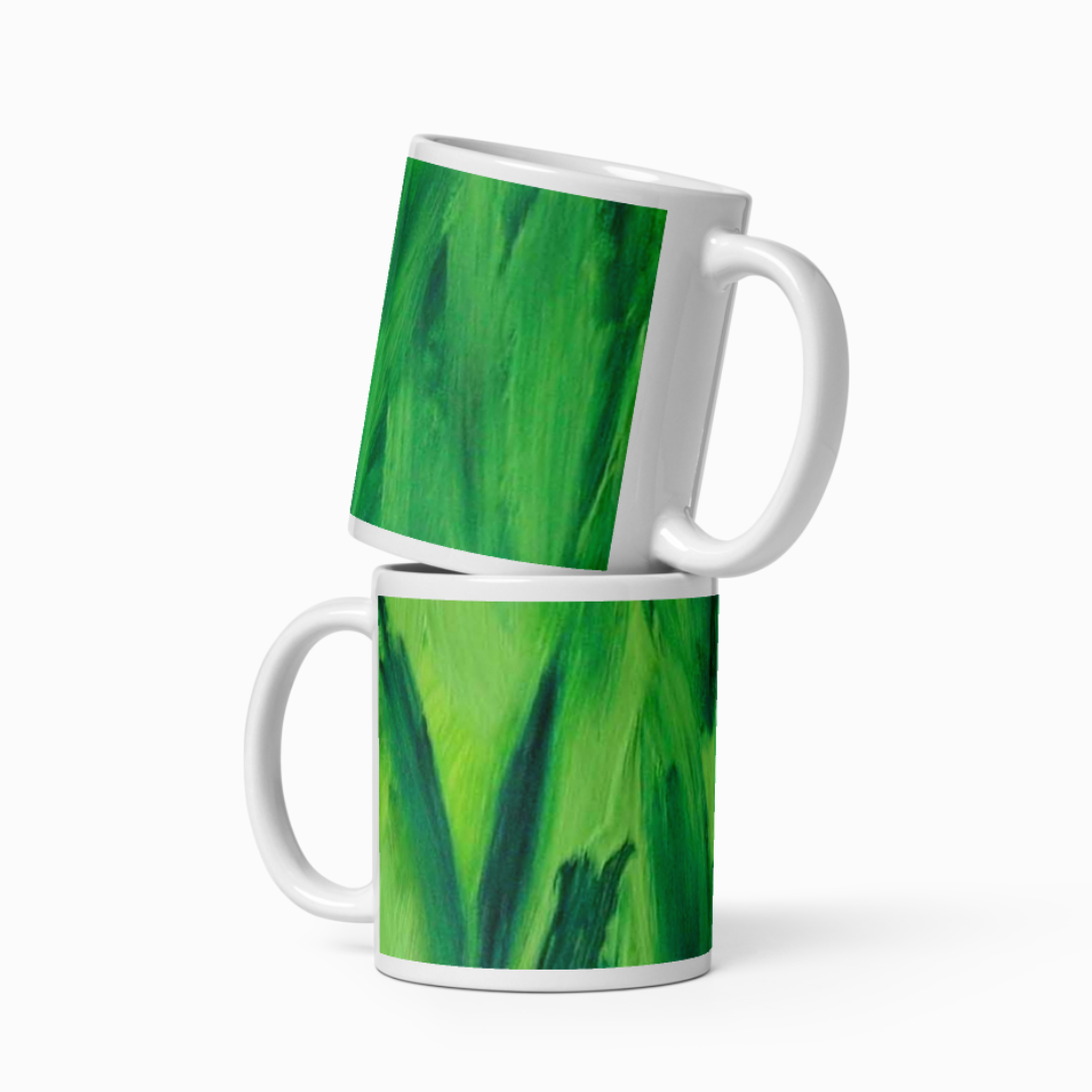 Caneca Tons Verdes