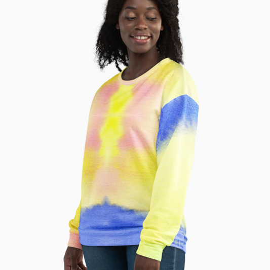 Sweatshirt Reciclada Esbatido Unissexo