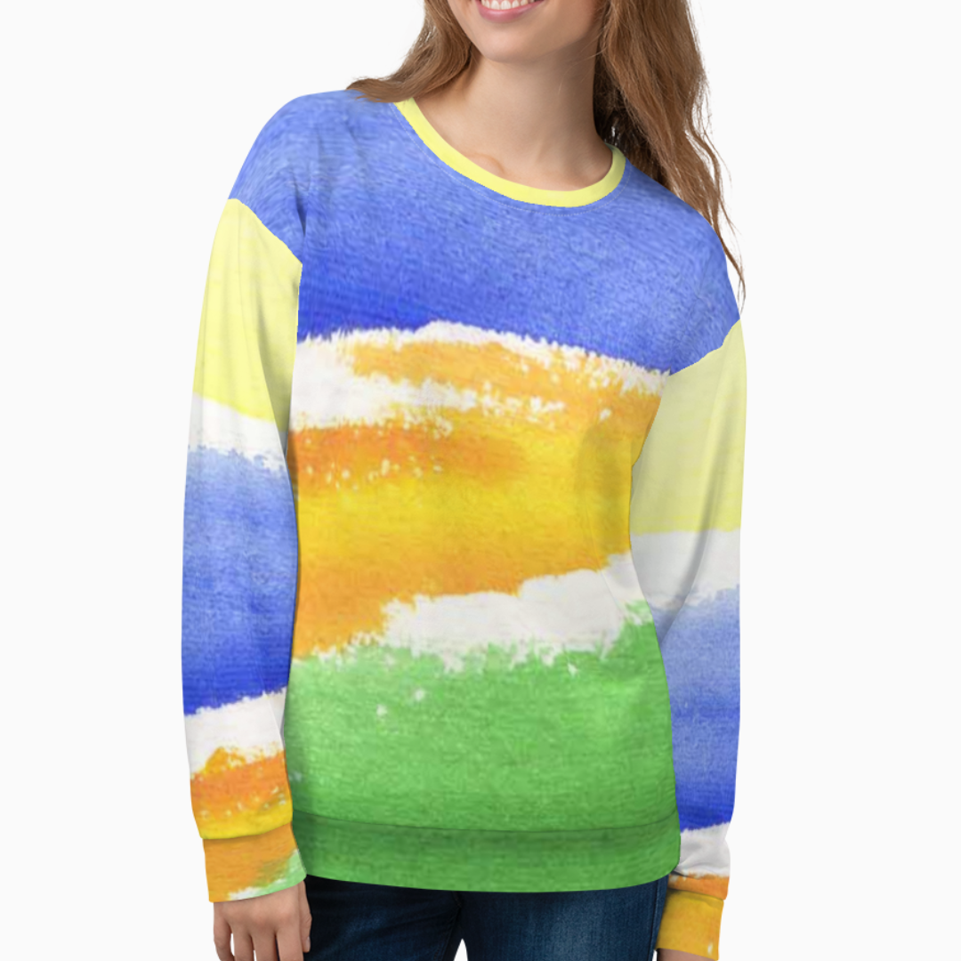 Sweatshirt Reciclada Cores Unissexo