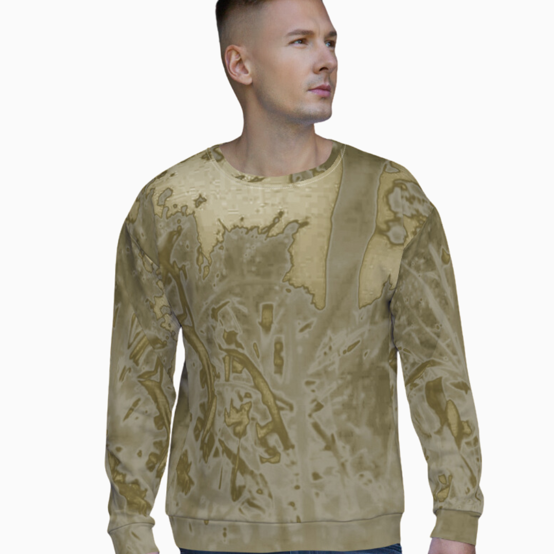 Sweatshirt Reciclada Vintage  Unissexo