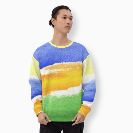 Sweatshirt Reciclada Cores Unissexo