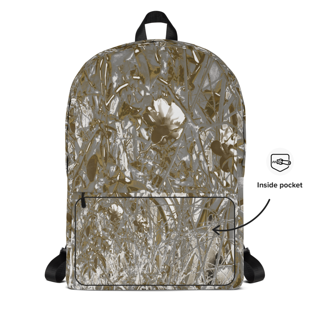 Mochila Vintage com Impressão em Toda a Área