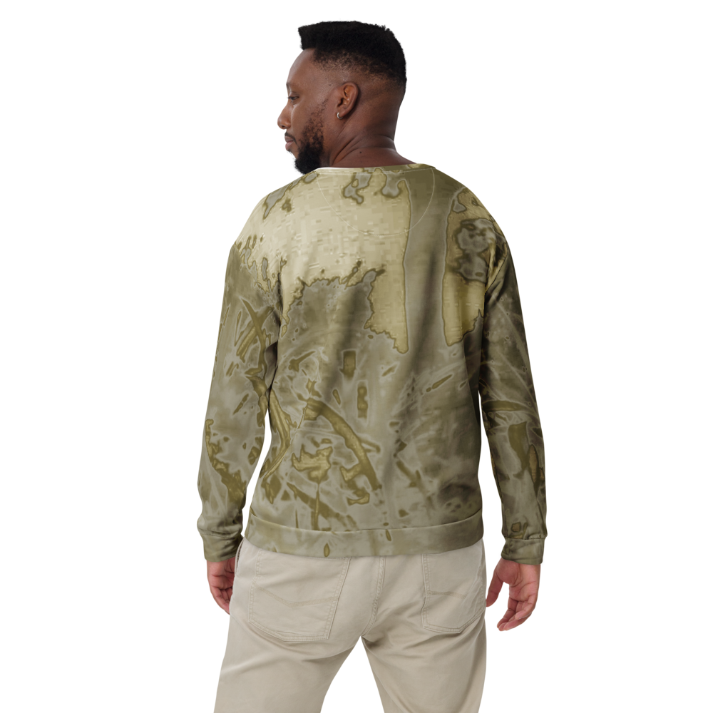 Sweatshirt Reciclada Vintage  Unissexo