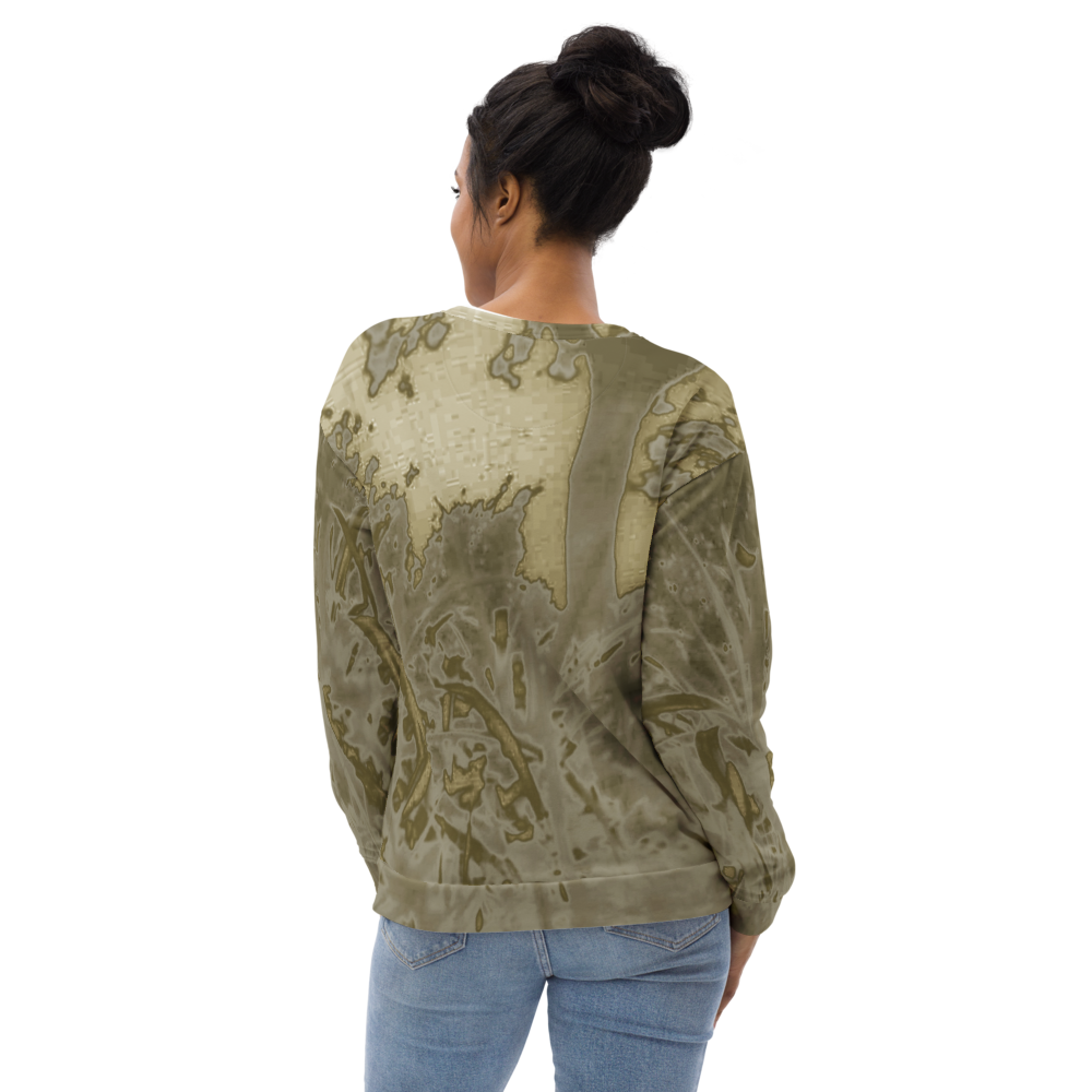 Sweatshirt Reciclada Vintage  Unissexo