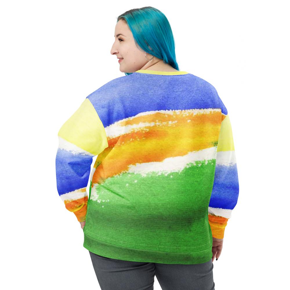 Sweatshirt Reciclada Cores Unissexo