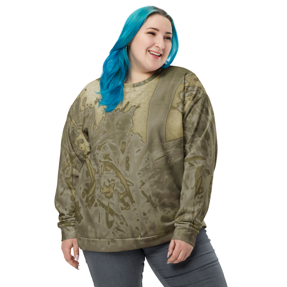 Sweatshirt Reciclada Vintage  Unissexo