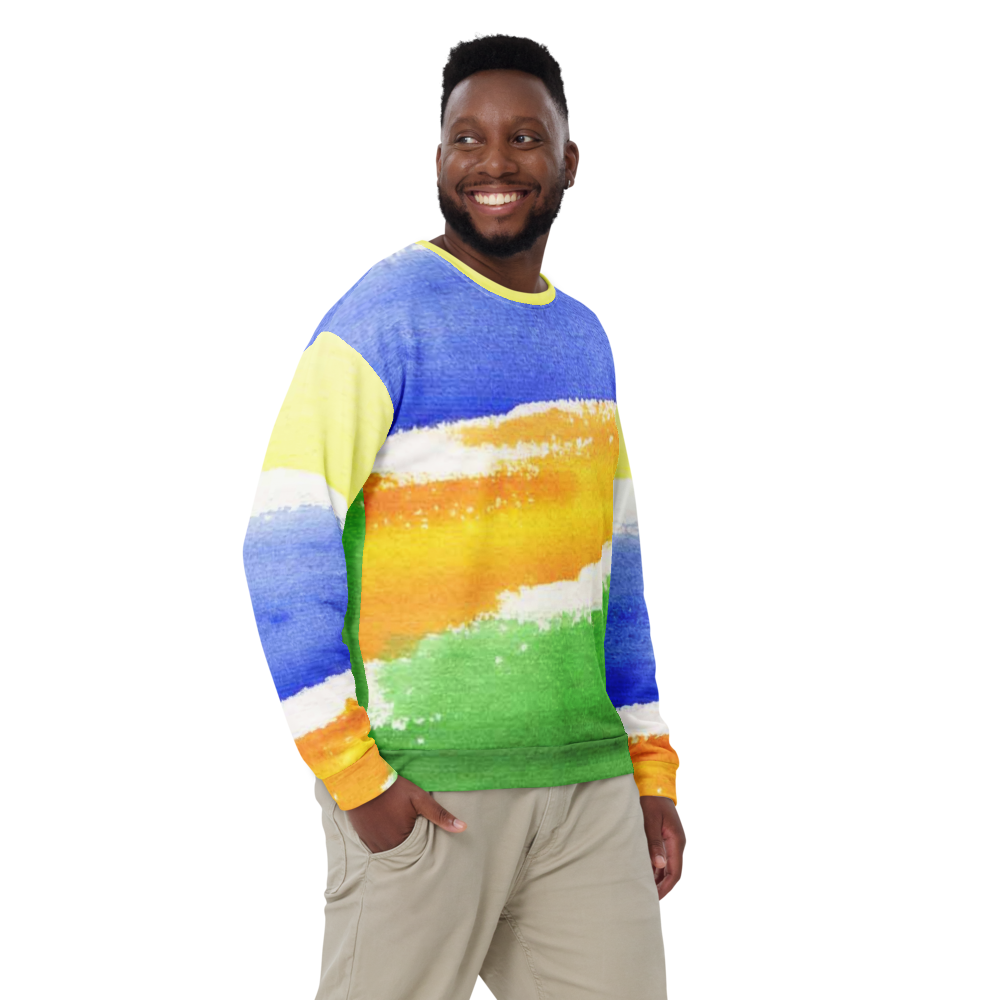 Sweatshirt Reciclada Cores Unissexo