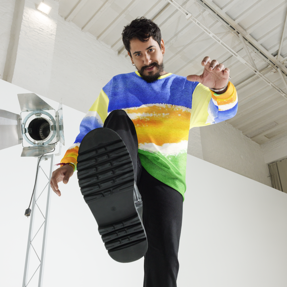 Sweatshirt Reciclada Cores Unissexo