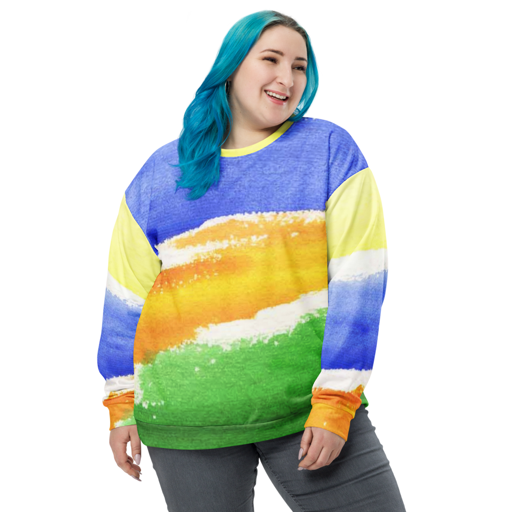 Sweatshirt Reciclada Cores Unissexo