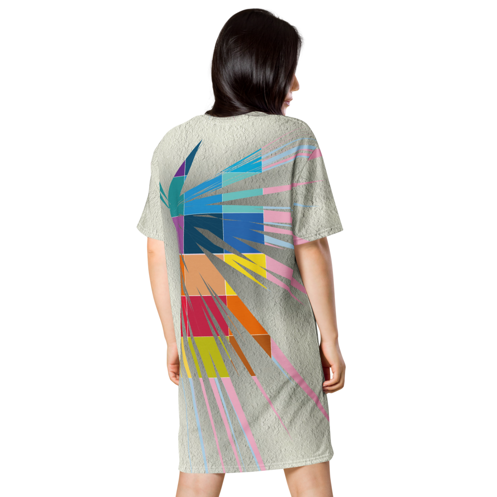 T-shirt Vestido Color Burst