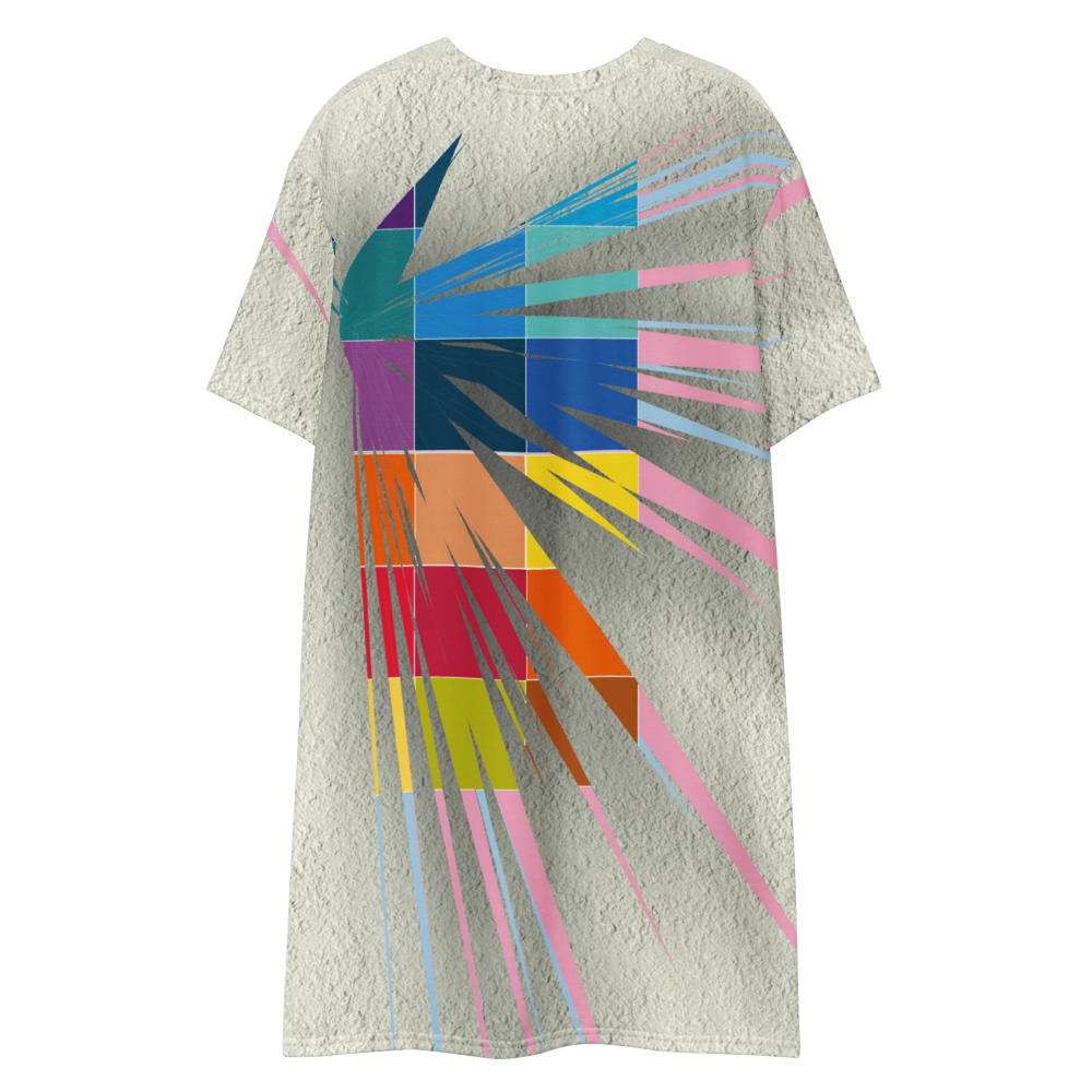 T-shirt Vestido Color Burst