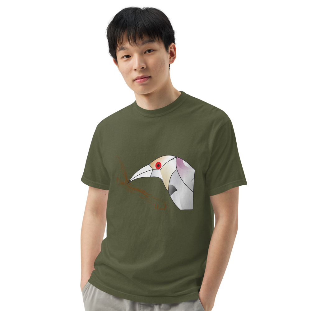 Unisex Bird T-Shirt – Barafusta Artistic Cotton T-Shirt | Creative Summer Look