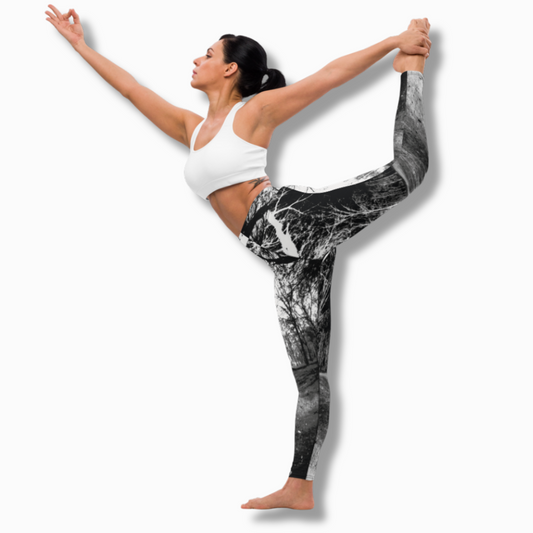 Leggings de Yoga Versus Preto e Branco