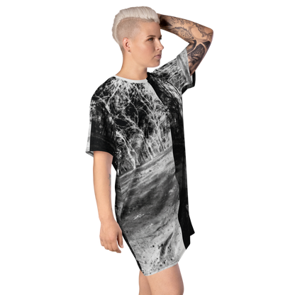 T-shirt Vestido Versus, Preto e Branco