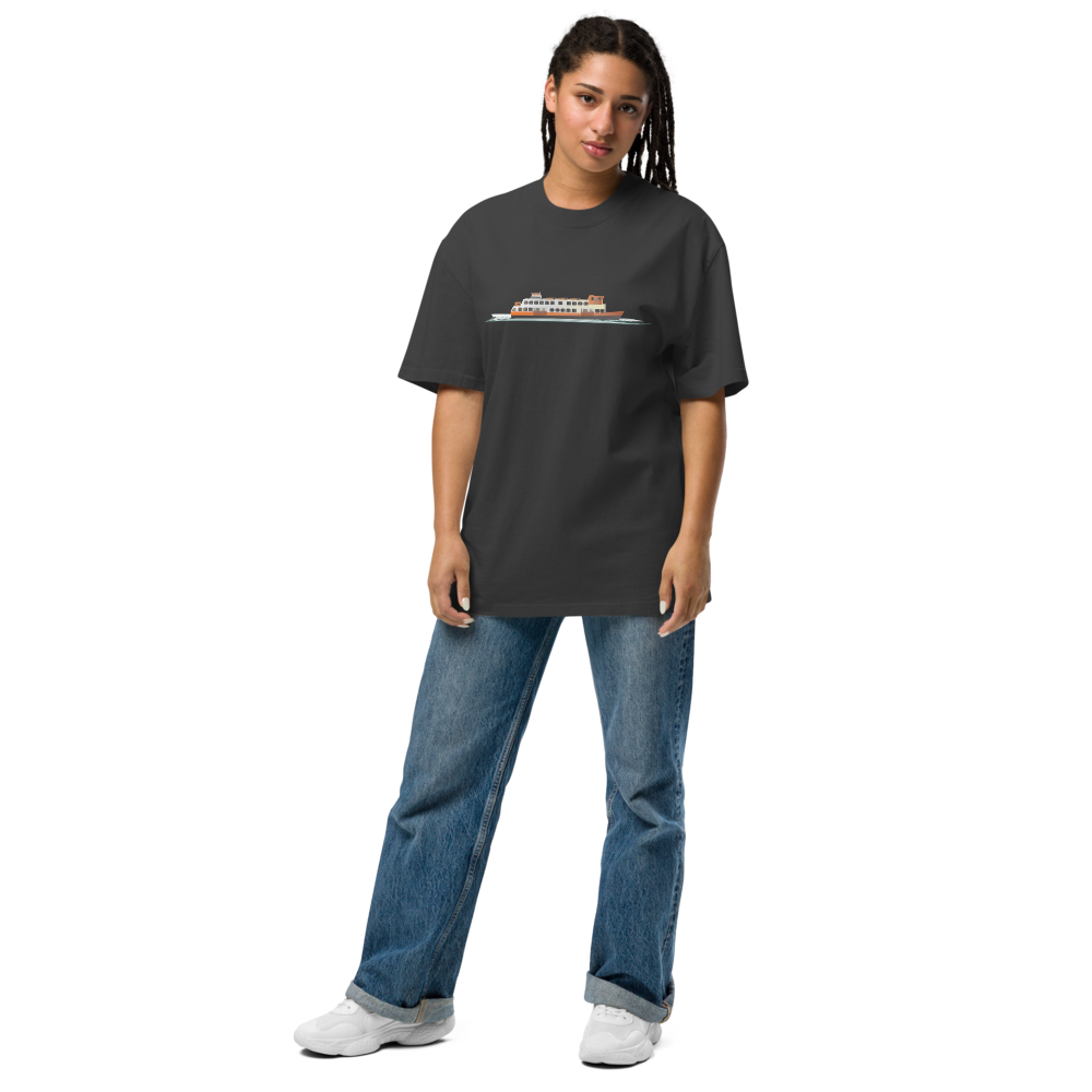 T-shirt unissexo oversized Cacilheiro