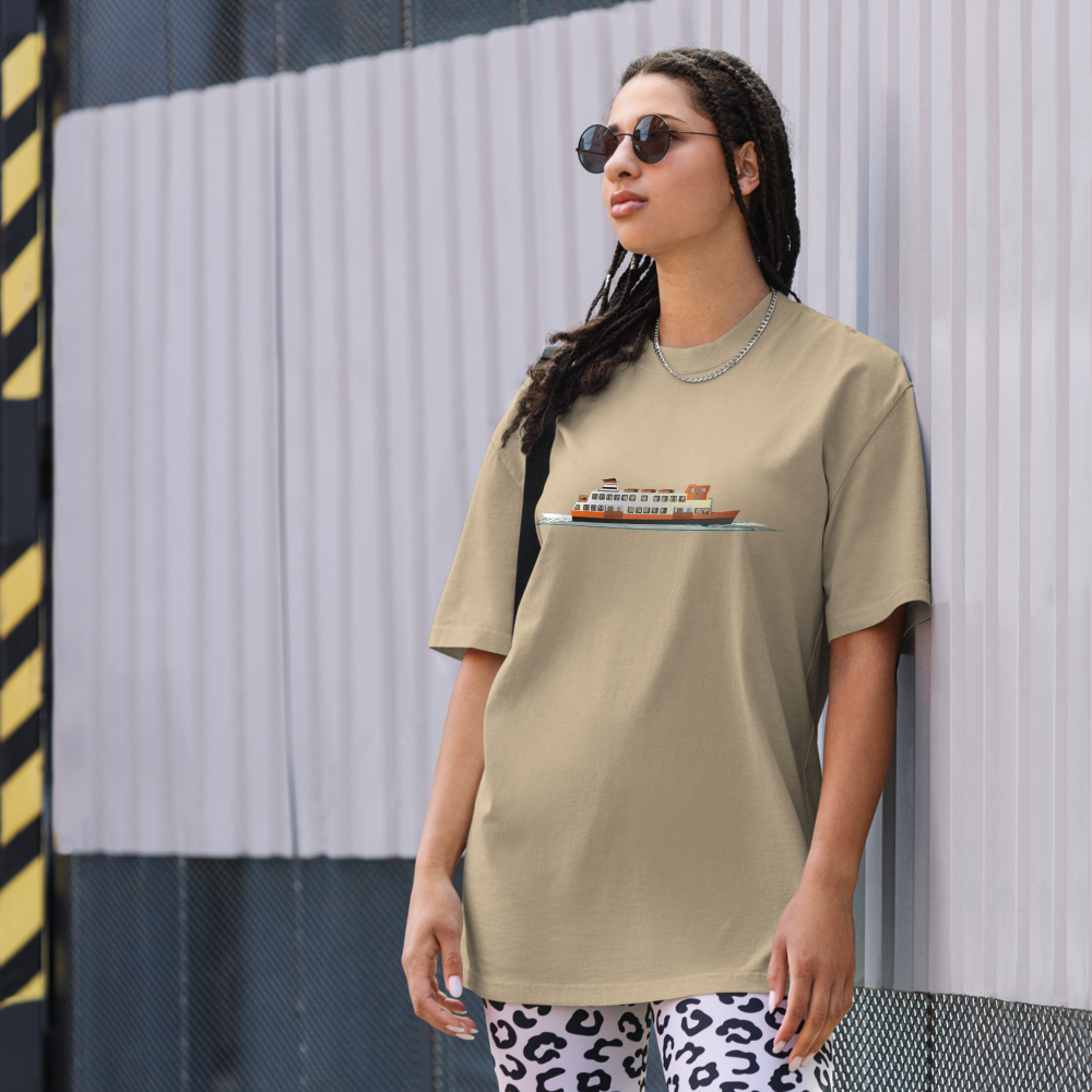 T-shirt unissexo oversized Cacilheiro