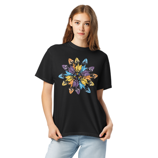Unisex Surf Star T-Shirt – Barafusta Artistic Cotton T-Shirt | Creative Summer Look