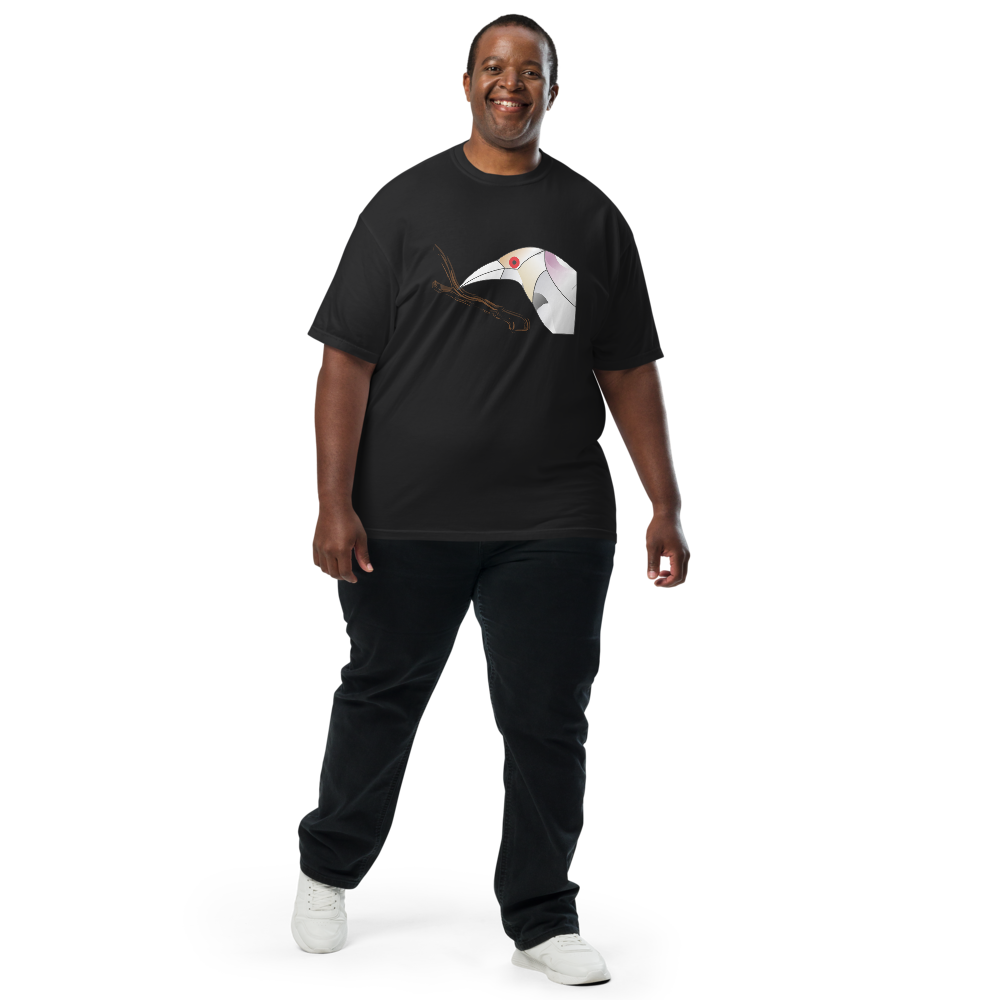 T-shirt Unissexo Pássaro Modelo Clássico