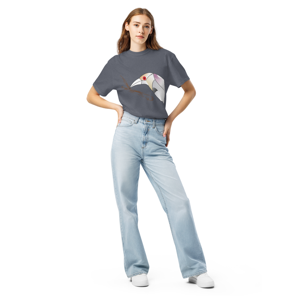 T-shirt Unissexo Pássaro Modelo Clássico